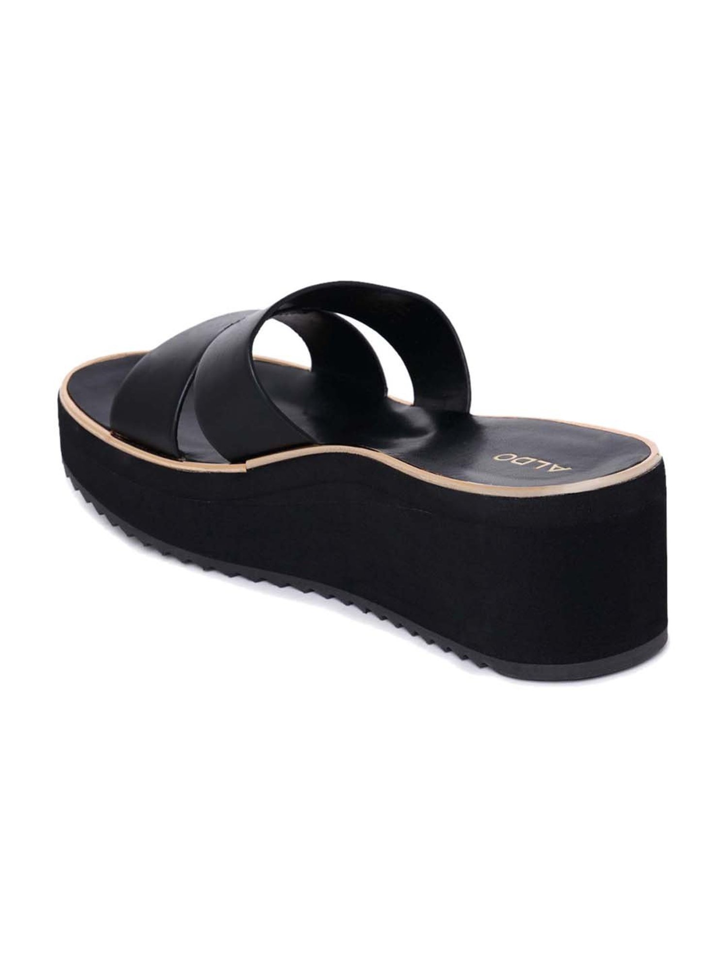 Aldo Women's Black Casual Wedges