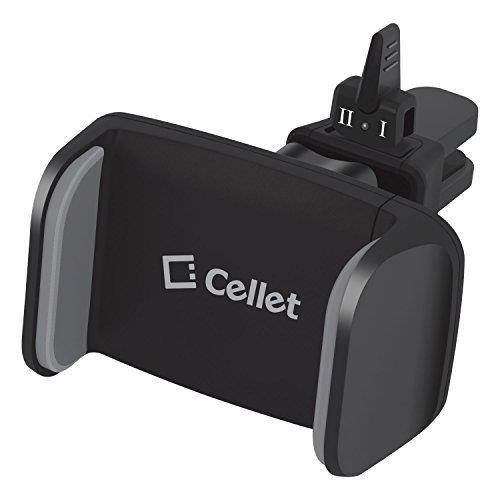 Cellet Air Vent Mount with 360 Degree Rotation and Tightening Knob Holder Compatible to AApple iPhone Xr,Xs Max,Xs,X,SE,8 Plus,8,7 Plus,7,6S Plus,6S,6 Plus,6,5S,5C,5,4S,4,3GS,3G,iPod Touch,iPod Nano