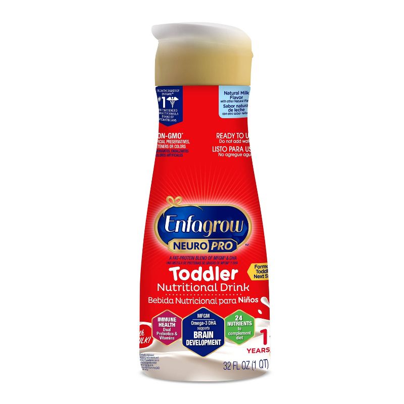 Enfagrow Premium Toddler Next Step Non-GMO RTD Natural Milk - 32 fl oz