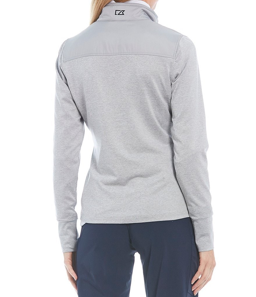 Cutter & Buck Long Sleeve Stealth Hybrid Quilted Full Zip Windbreaker Jacket