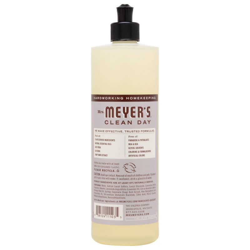 Mrs. Meyer's Clean Day Lavender Scent Liquid Dish Soap - 16oz