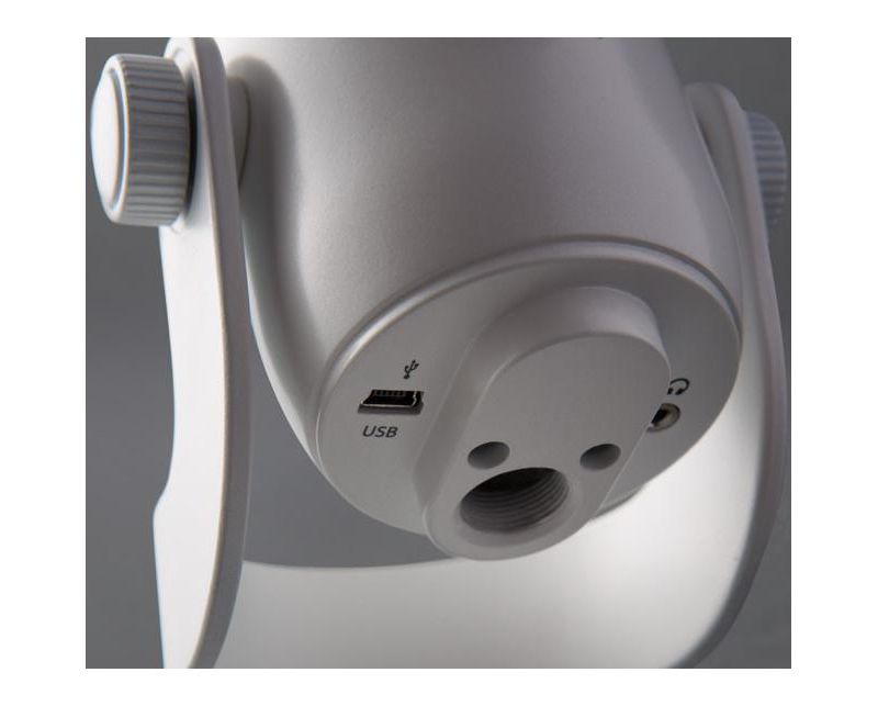 Blue Yeti Microphone - Stereo - 20 Hz to 20 kHz - Wired - Condenser - Cardioid, Bi-directional, Omni-directional