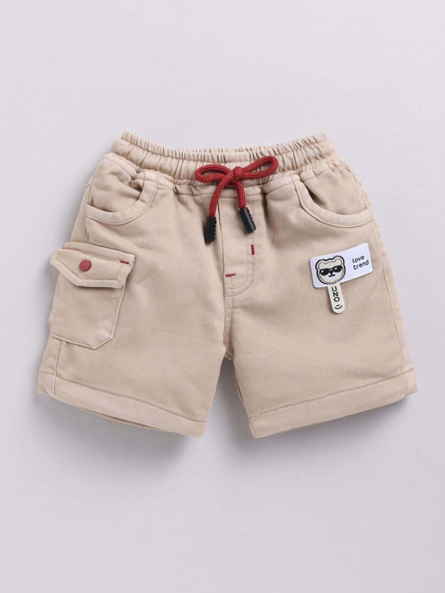 UNO KIDS Boys Brown & Beige Printed Top & Short sets