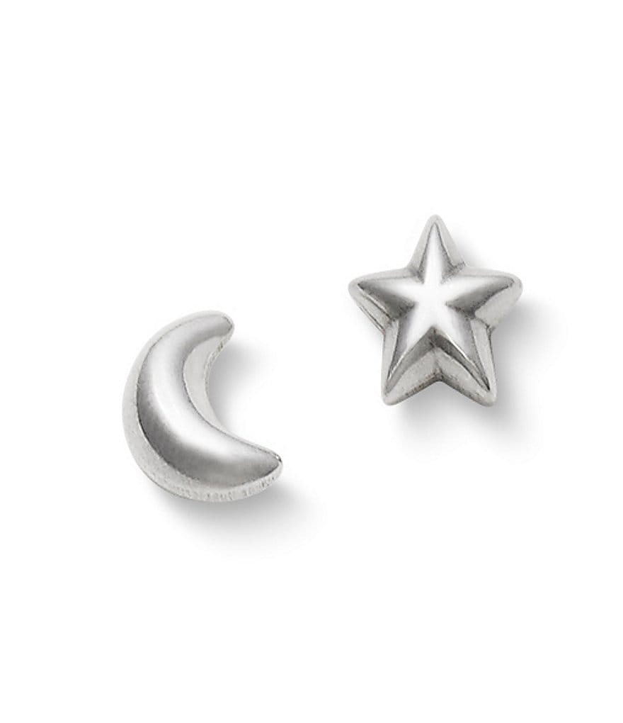 James Avery Starry Night Sterling Silver Mismatched Earrings