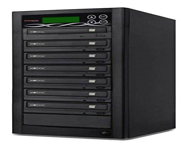 Bestduplicator BD-SMG-6T 6 Target 24x SATA DVD Duplicator with Built-In M-Disc Support Burner (1 to 6)