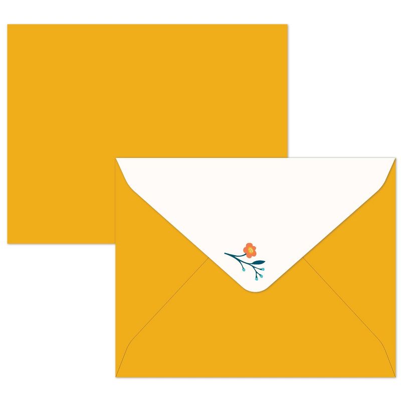 Green Inspired 24ct Boughs Thank You Cards