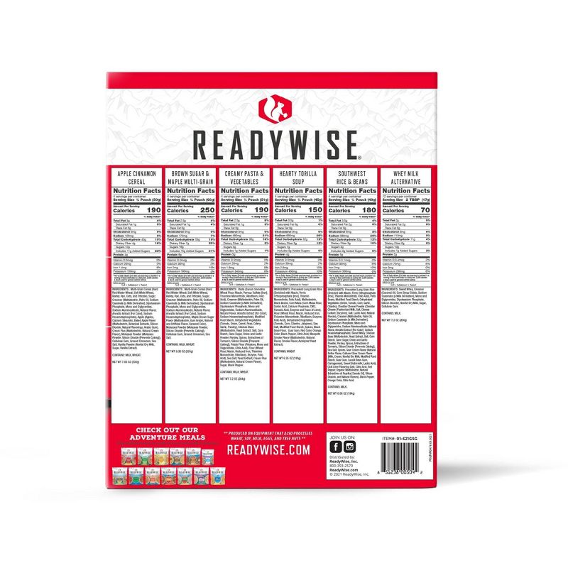 Wise Food 5 Day Survival Back Pack - Red