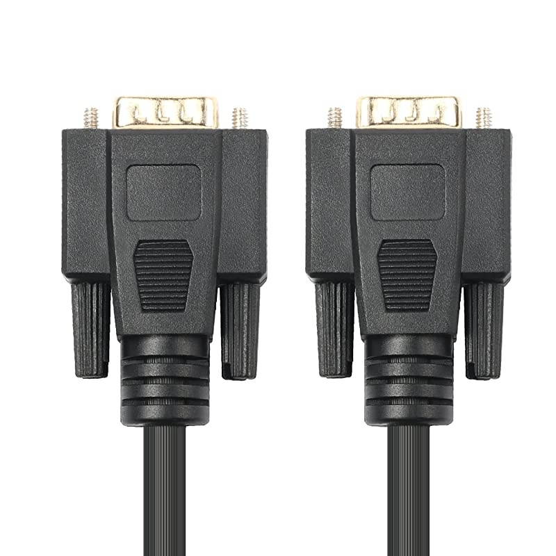 VGA to VGA Cable (3 Feet) HD15 Male to Male Monitor Cable with Ferrites