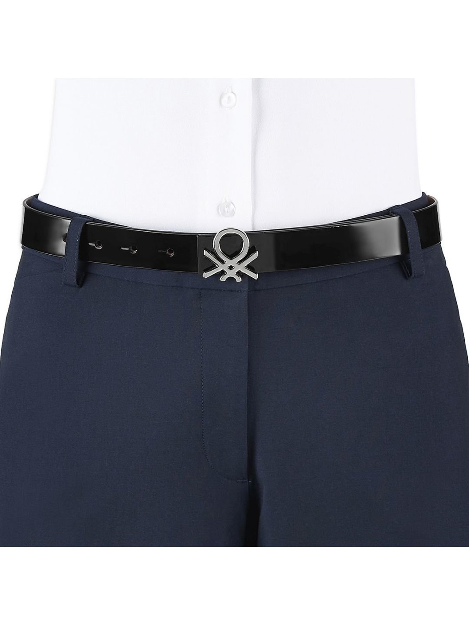 Hidesign Mariko Brown Solid Leather Narrow Belt