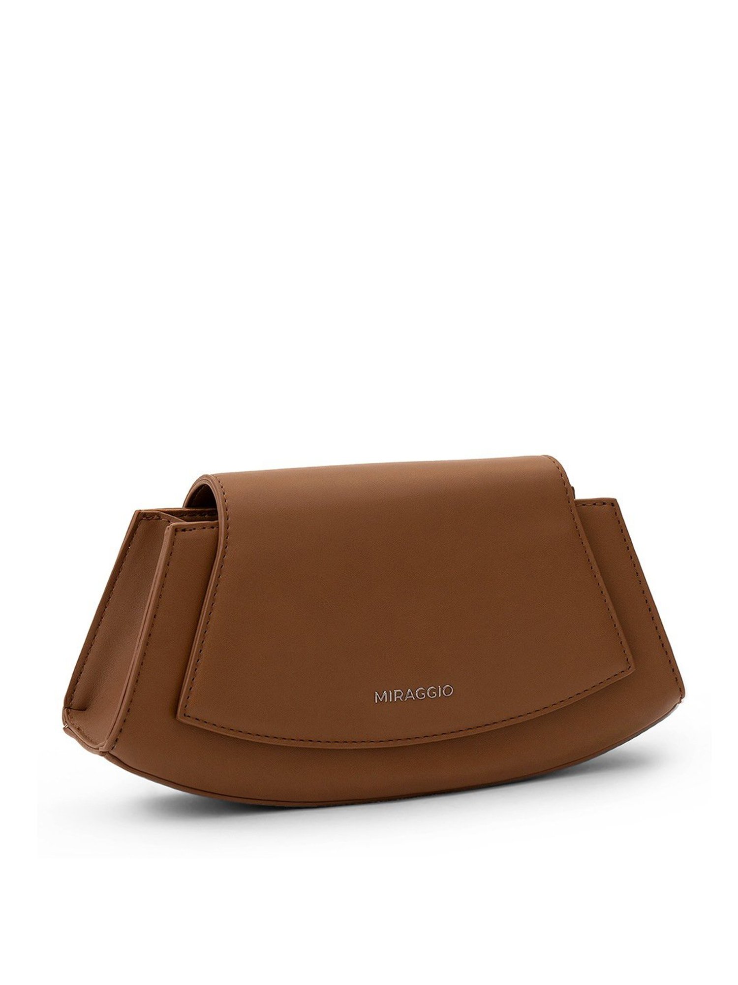 Miraggio Helene Brown Medium Shoulder Handbag