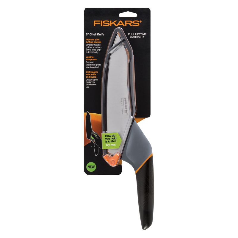 Fiskars Summit Chef's Knife 8" Black
