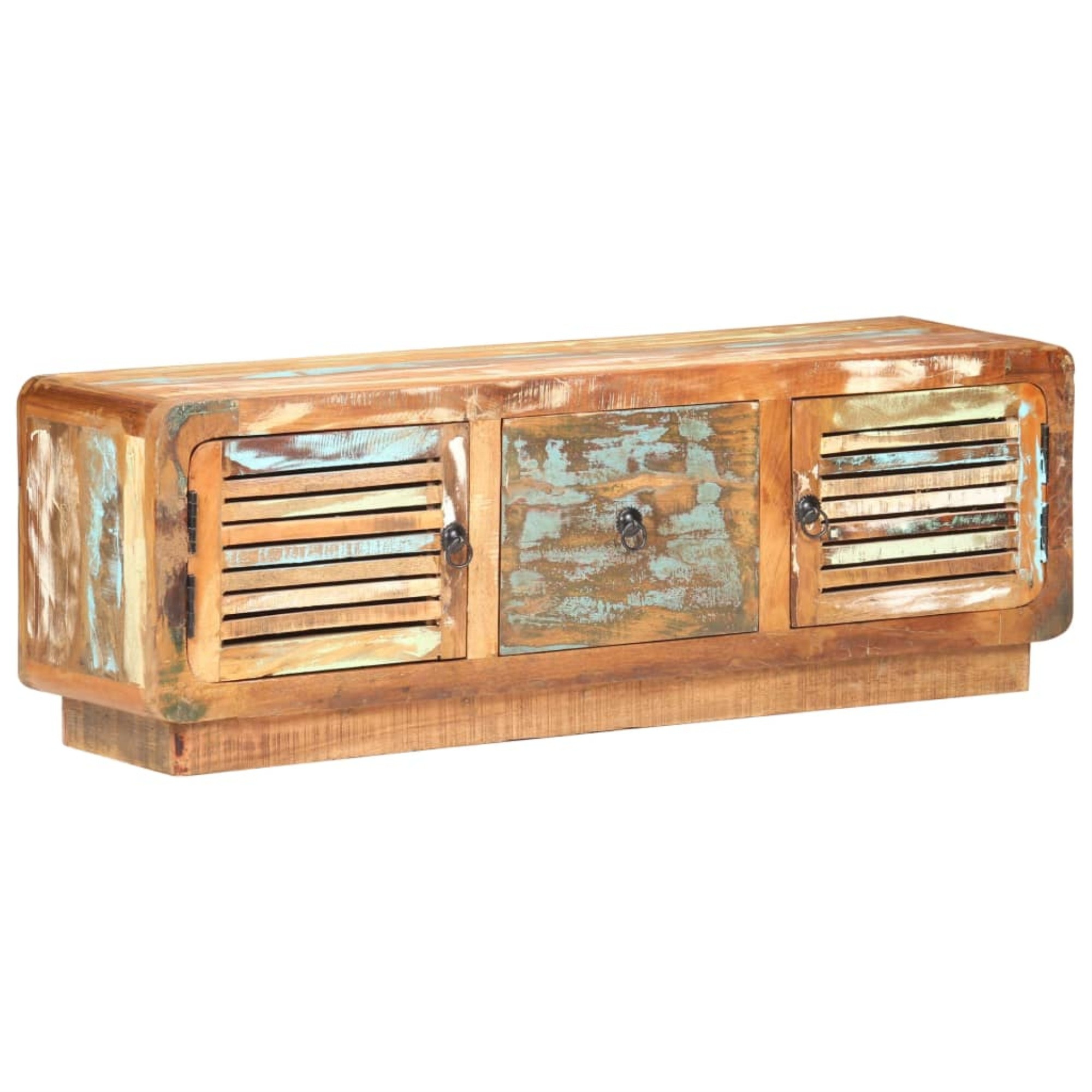 vidaXL TV Cabinet 47.2"x11.8"x15.7" Solid Reclaimed Wood