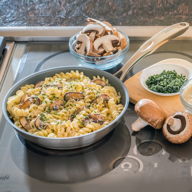 Chantal Induction 21 Steel 10" Stainless Steel with Ceramic Coating Fry Pan