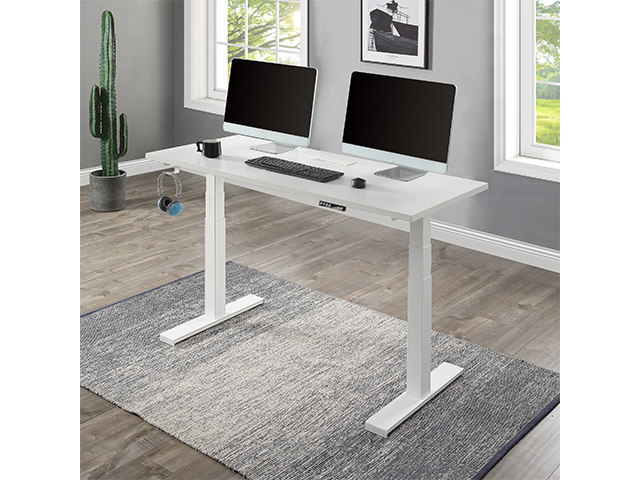 Home Office Game Desk Height Adjustable Electric Standing Desk, Modern Design 59 x23.6 Inches Computer Table for Healthy Working,Black,GT82