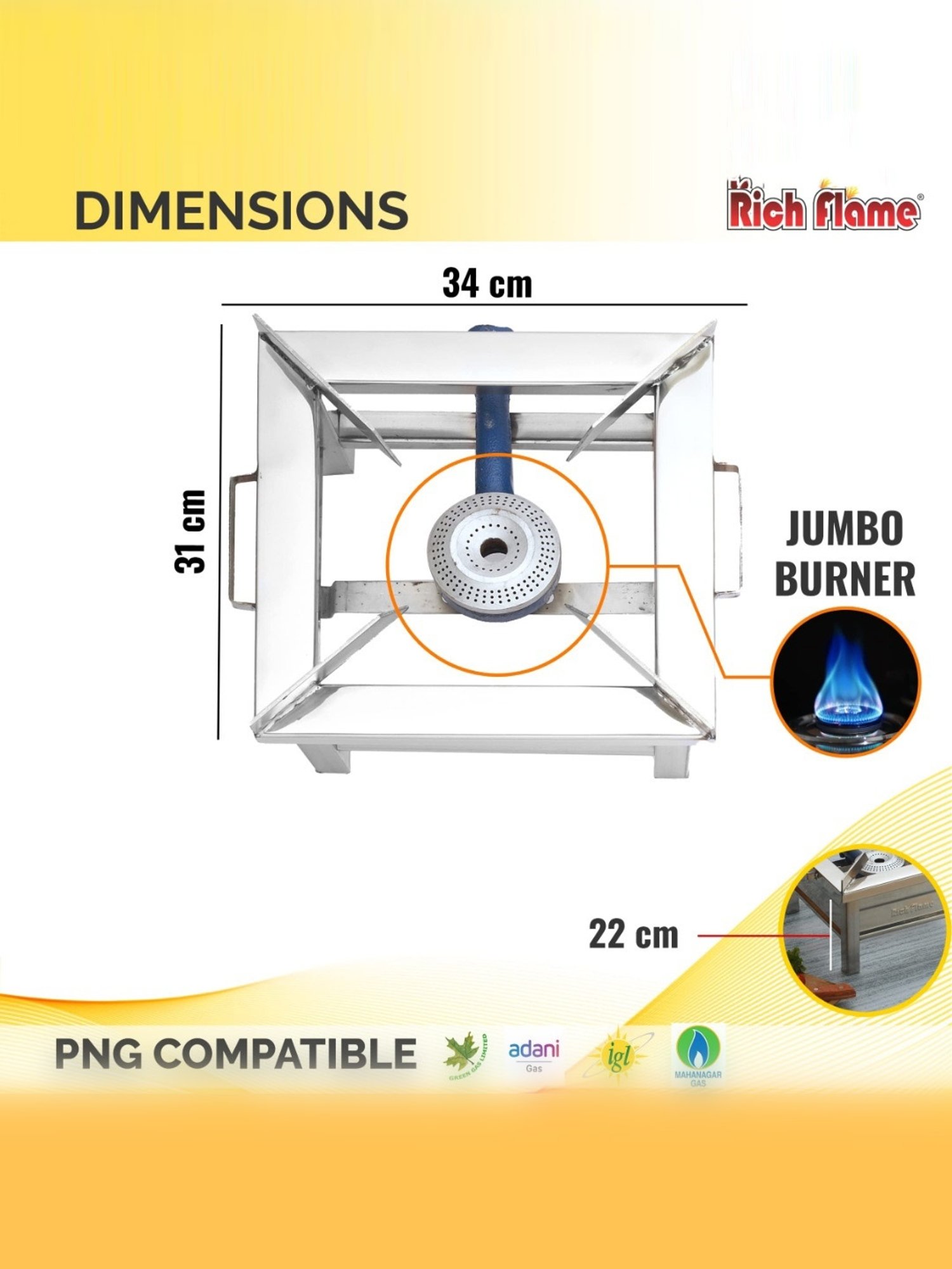 Range Kleen 4pc Porcelain Drip Pan Set Black