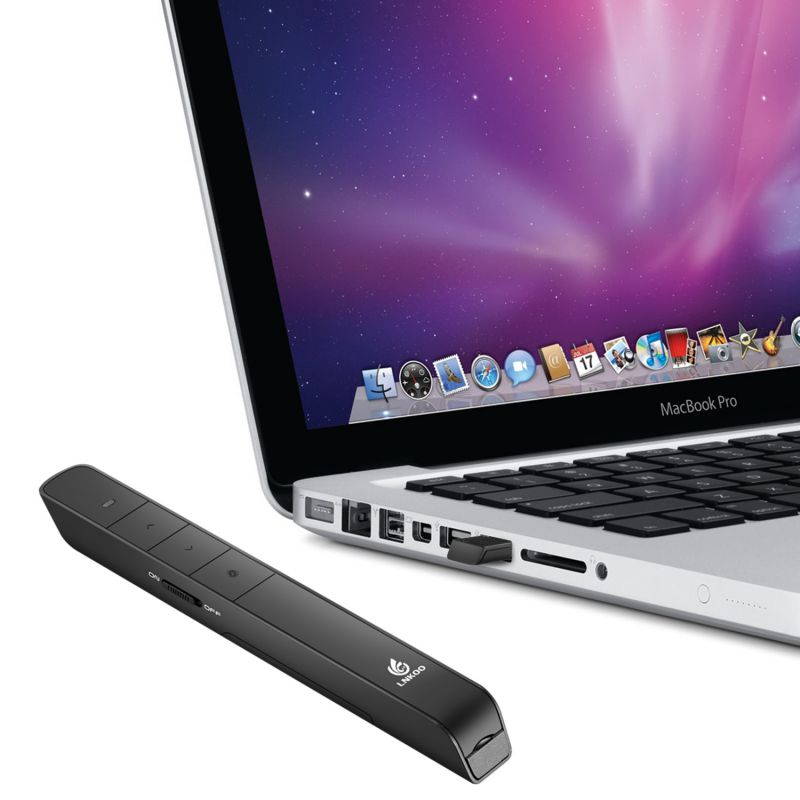 Hyperlink Presentation Remote - RF 2.4GHz Wireless USB PowerPoint PPT Presenter Tab Remote Control Laser Pointer Clicker Flip Pen