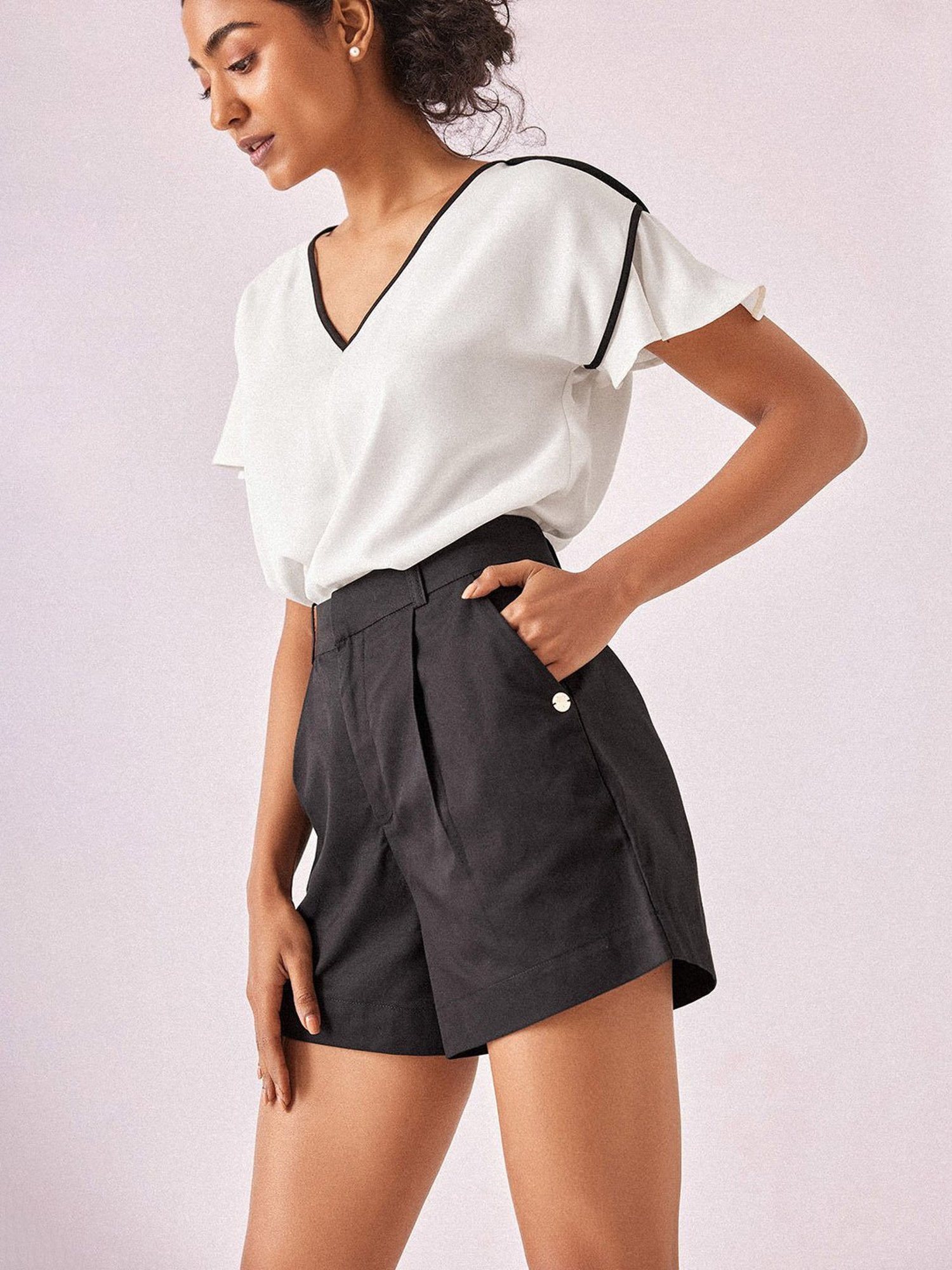 The Label Life Black Shorts