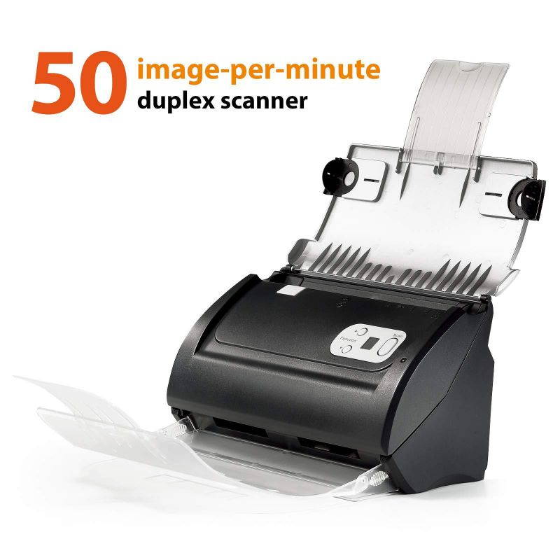 Plustek PS186 Duplex Document Scanner, with OCR & Barcode Scan Function