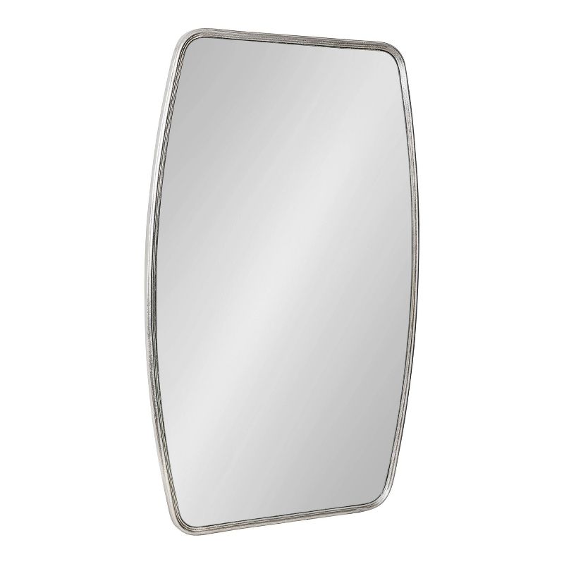 20" x 32" Caskill Irregular Wall Mirror Silver - Kate & Laurel All Things Decor
