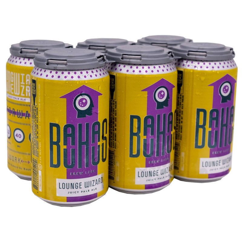Bauhaus Lounge Wizard Juicy Pale Ale Beer - 6pk/12 fl oz Cans