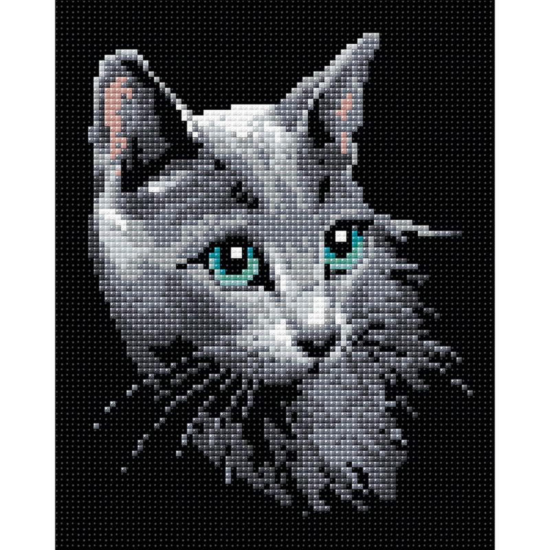 RIOLIS Diamond Mosaic Embroidery Kit 7.75"X9.75"-Russian Blue