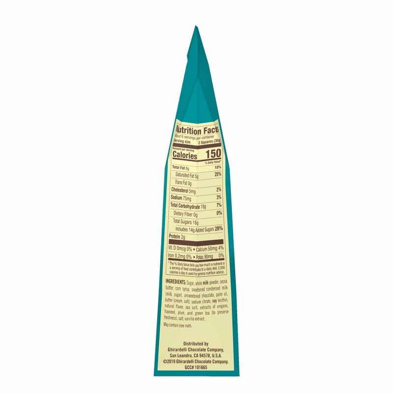 Ghirardelli Milk Chocolate Sea Salt Caramel Squares - 6.3oz