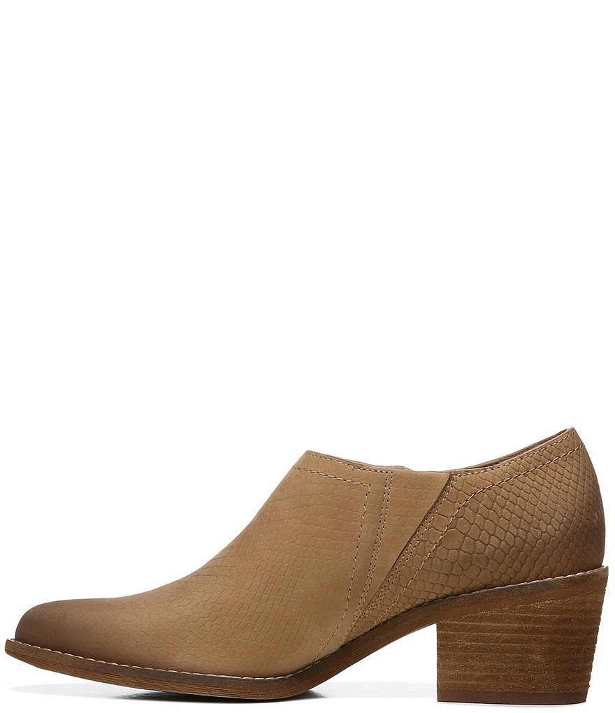 Zodiac Margot Snake Embossed Leather Ankle Booties