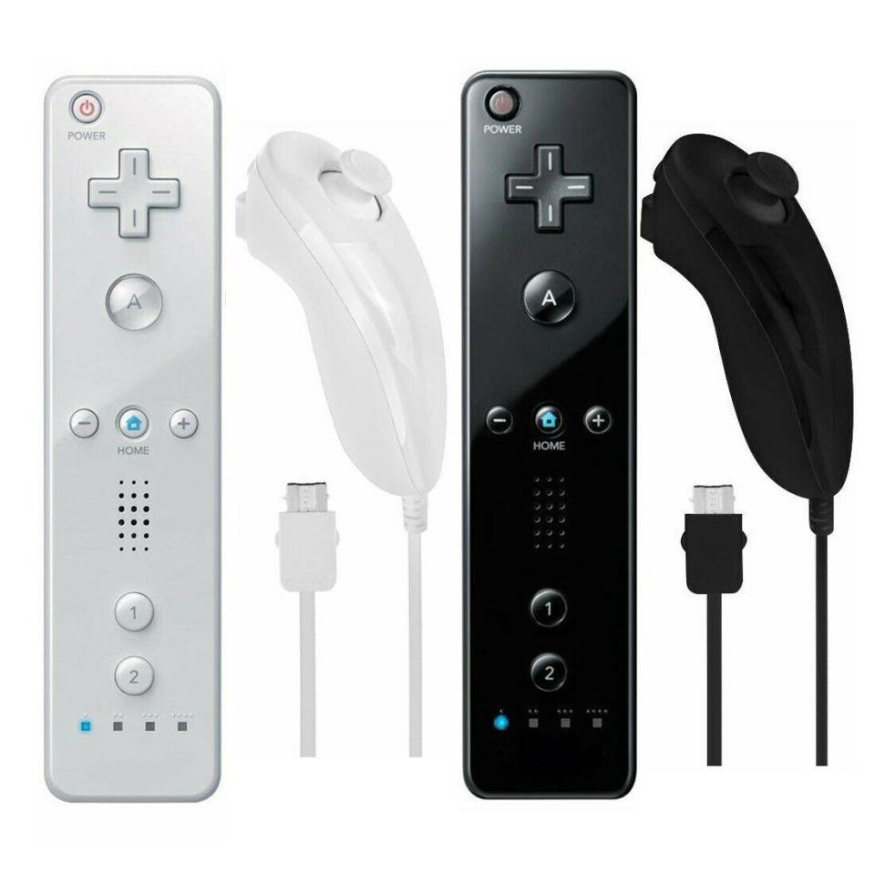 Nintendo Wii Complete Game System RVL 101 - White - Remote + Nunchuk Included