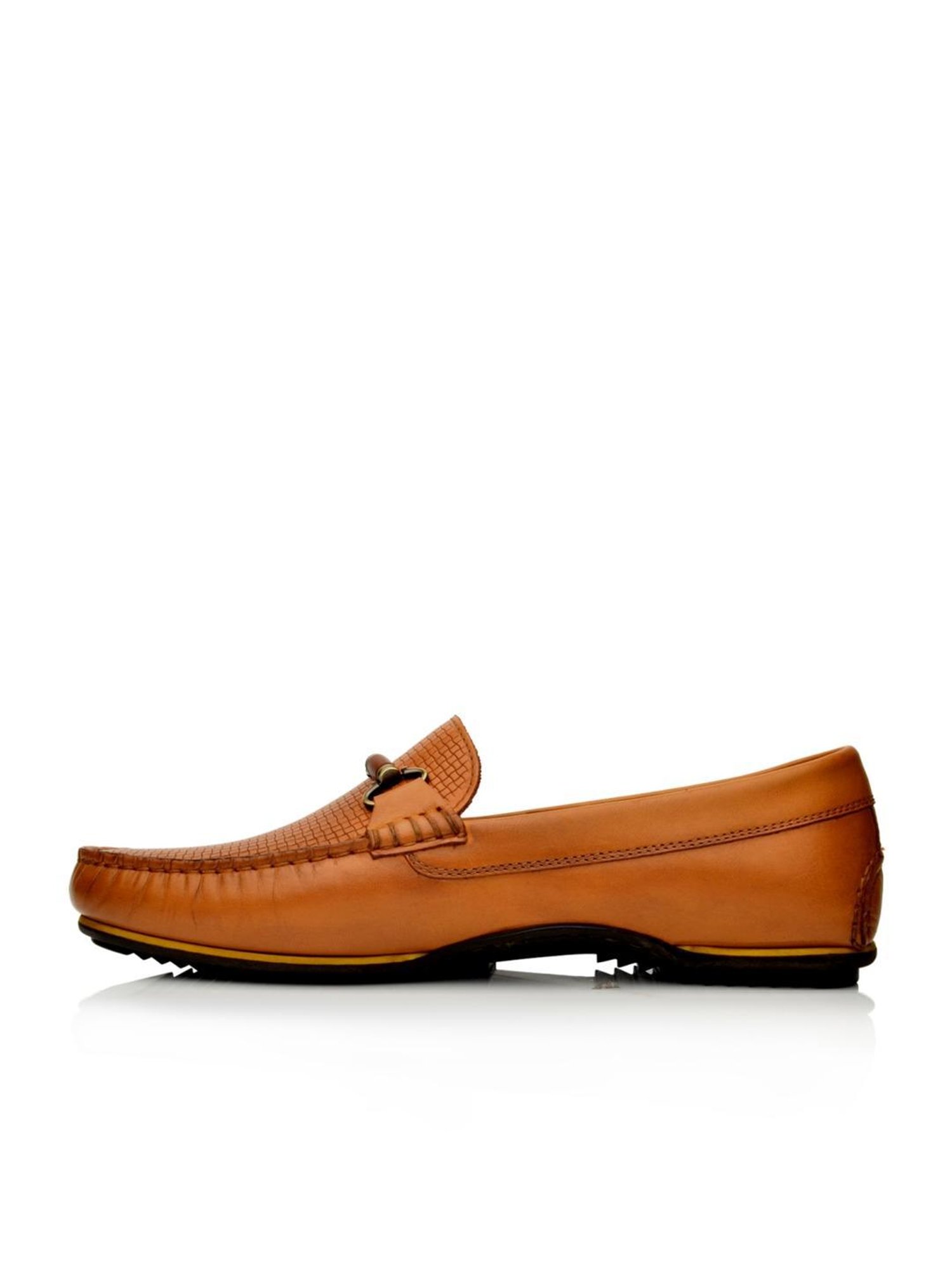 Language Shoes Men's Jason Driver Tan Loafers