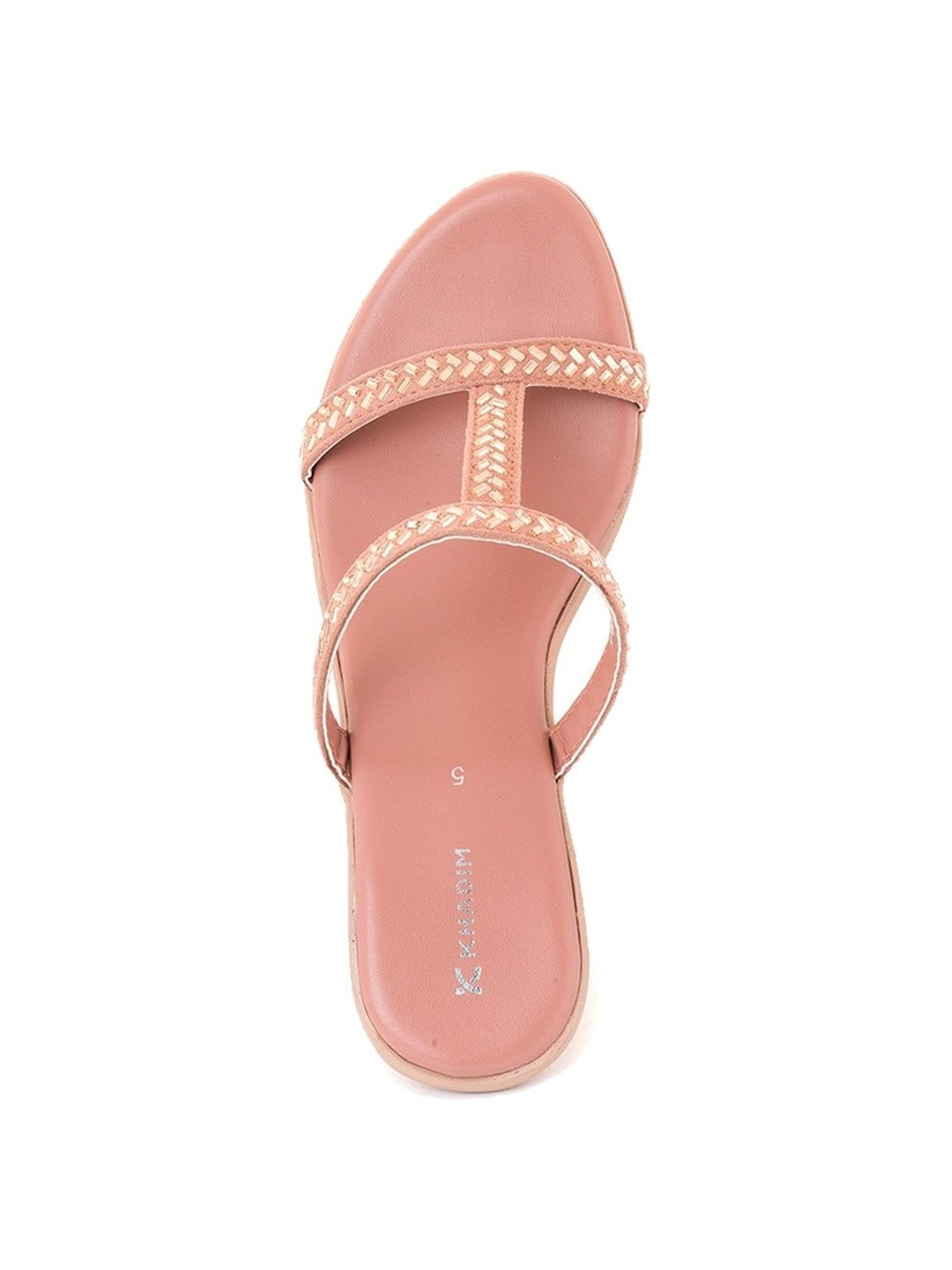 Khadim Women's Pink Casual Sandals