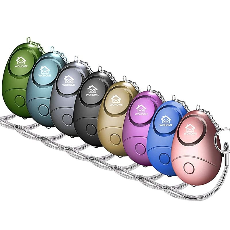 Safe Personal Alarm Safesound Personal Alarm with LED Light Emergency Safety Alarm Keychain for Women Girls Kids Elderly 8Color