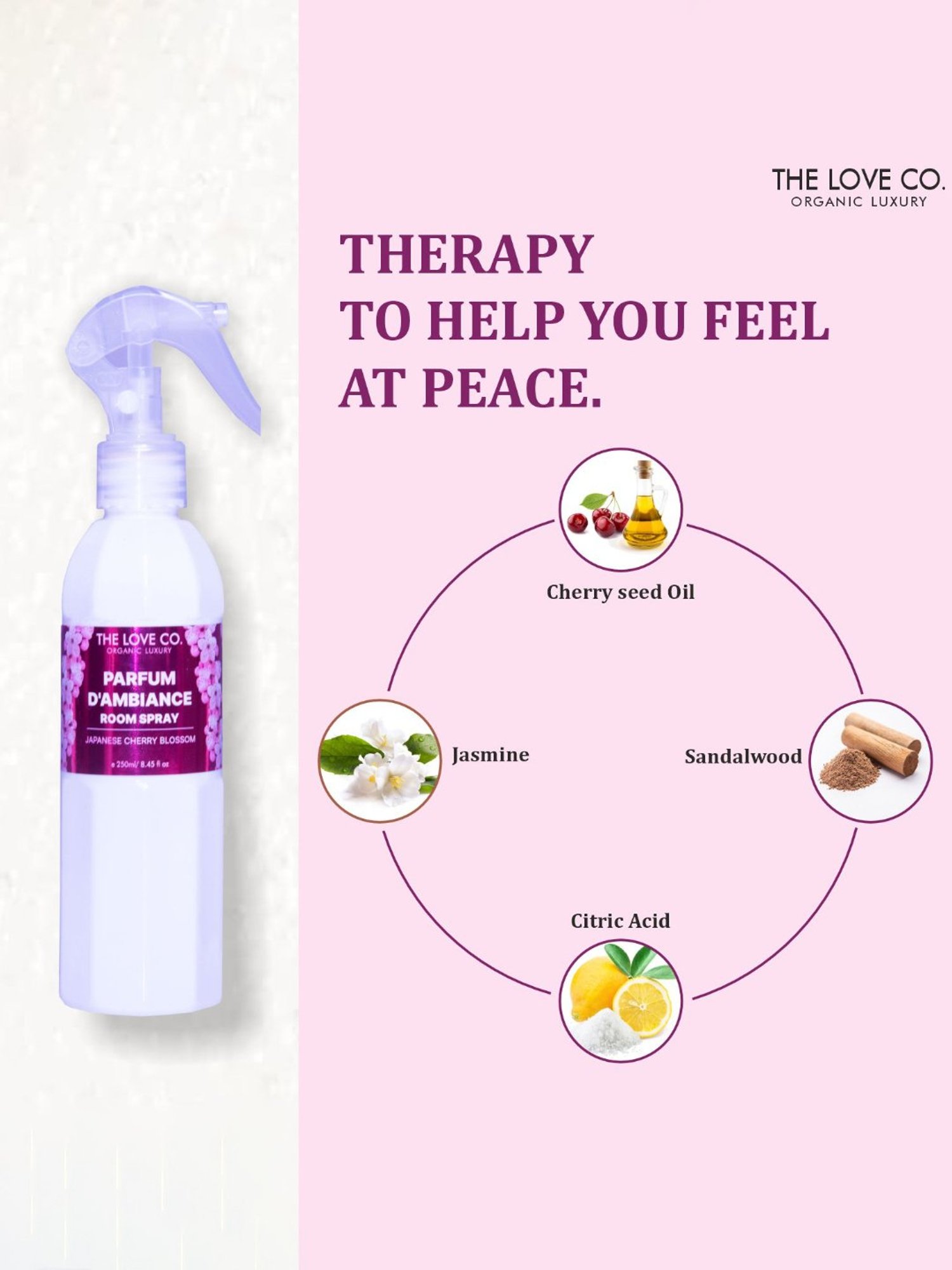 The Love Co. Parfum D'Ambiance Room Spray - 250 ml