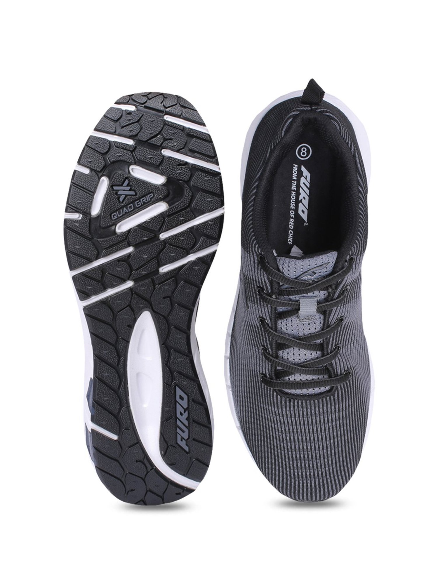 Furo by Red Chief Men's Grey Running Shoes