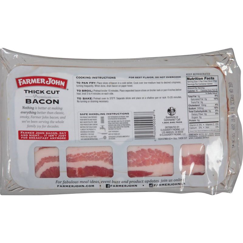 Hormel Black Label Classic Country Style Thick Cut Bacon - 12oz