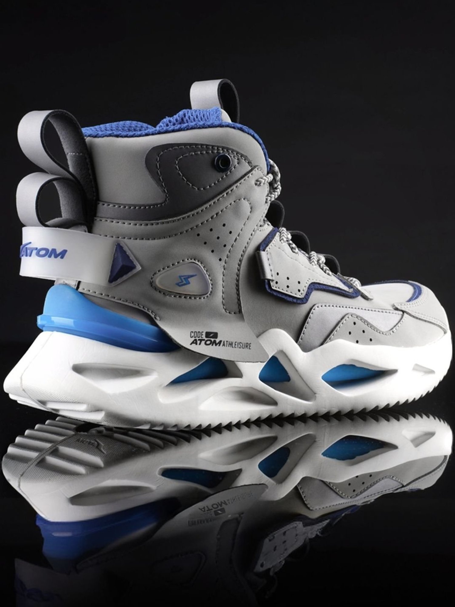 Atom Men's Chroma Kick Grey Running Shoes