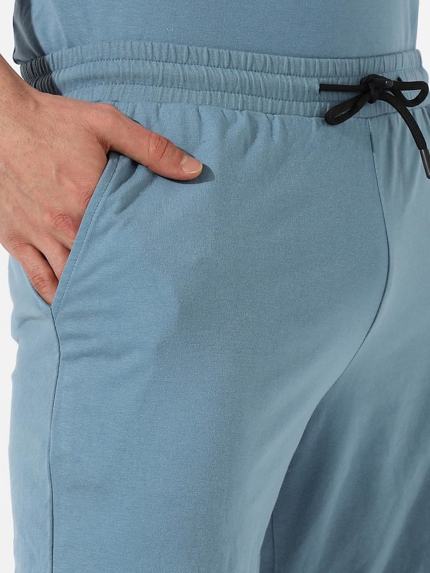 Campus Sutra Blue Regular Fit Co-Ord Set