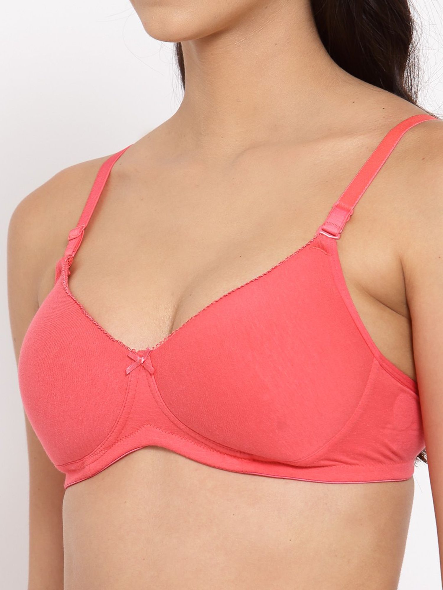 Inner Sense Multicolor Non Wired Padded T-shirt Bra (Pack Of 3)