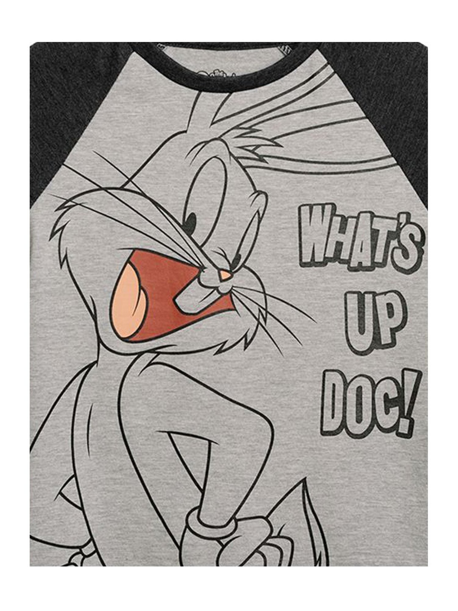 The Souled Store Kids Grey & Black Cotton Printed T-Shirt