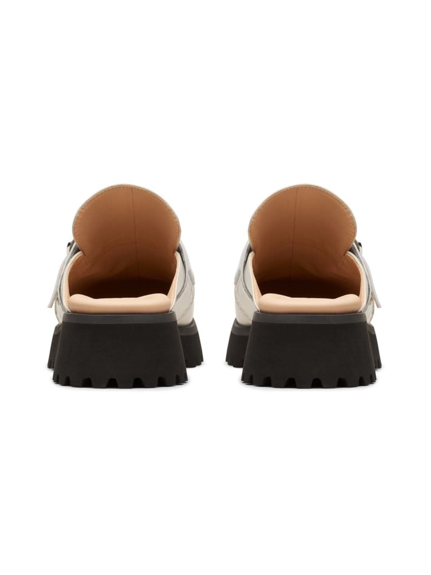 Clarks Women's Stayso Free Ivory Mule Shoes