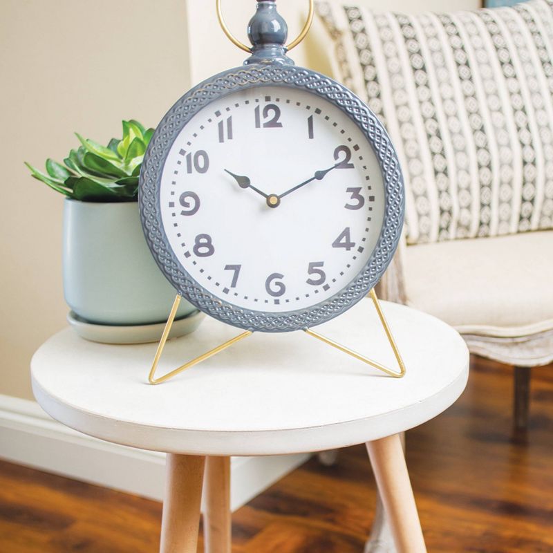 Wood Fiber Clay Patio Accent Table - Olivia & May