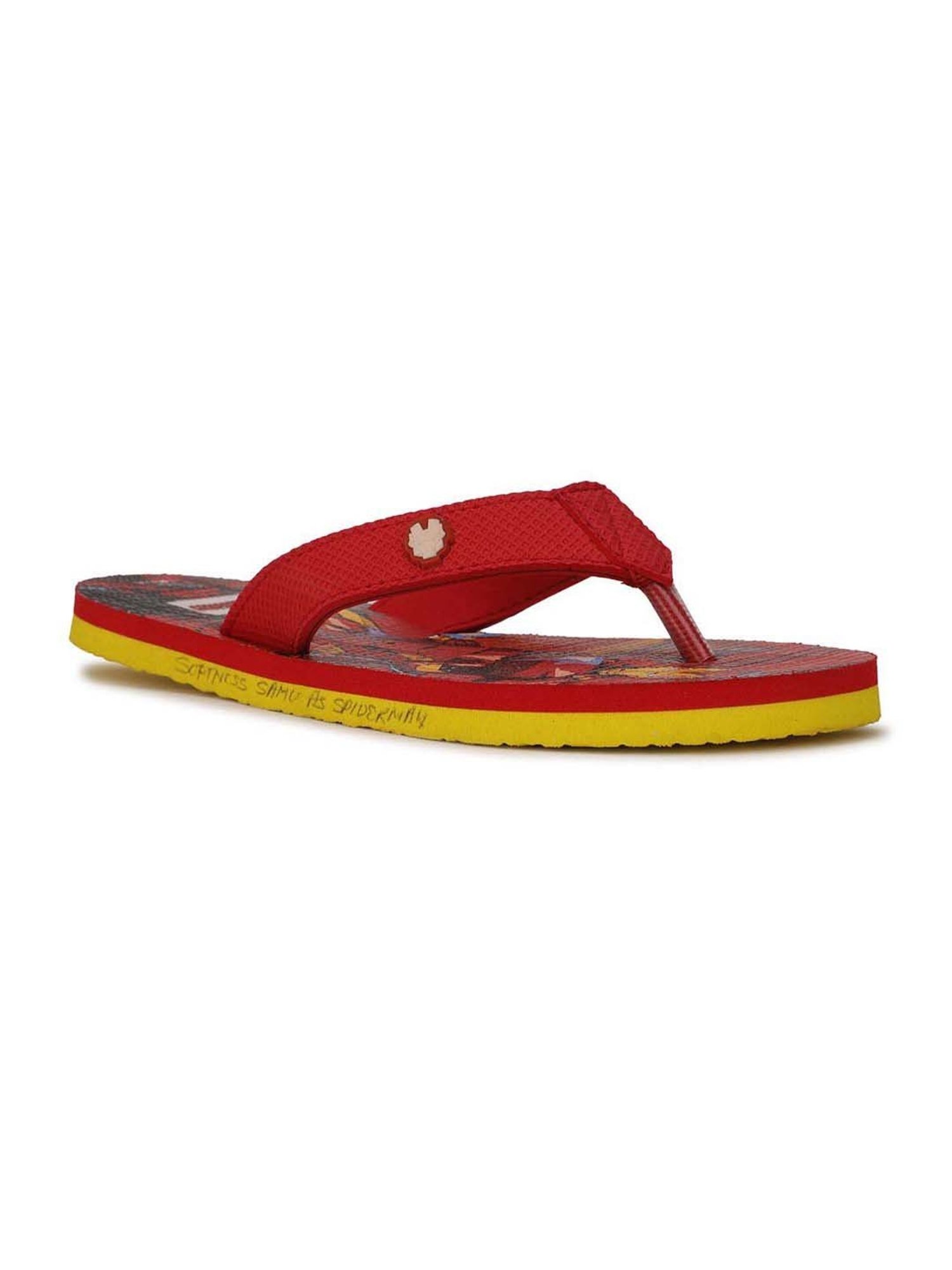 Disney by Bata Kids Red & Yellow Flip Flops