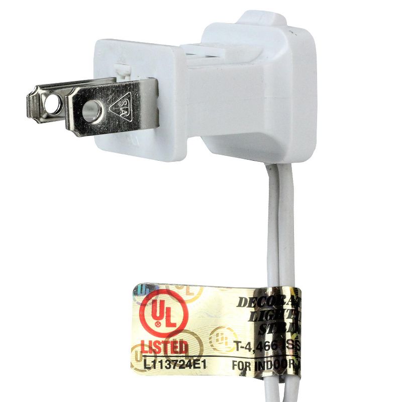 Darice 3' Pre-Lit Snow White Artificial Christmas Tree - Clear Lights