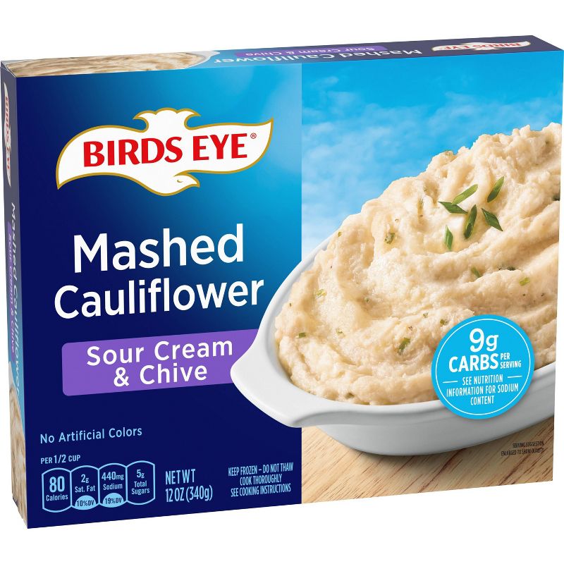 Birds Eye Sour Cream & Chives Frozen Mashed Cauliflower - 12oz