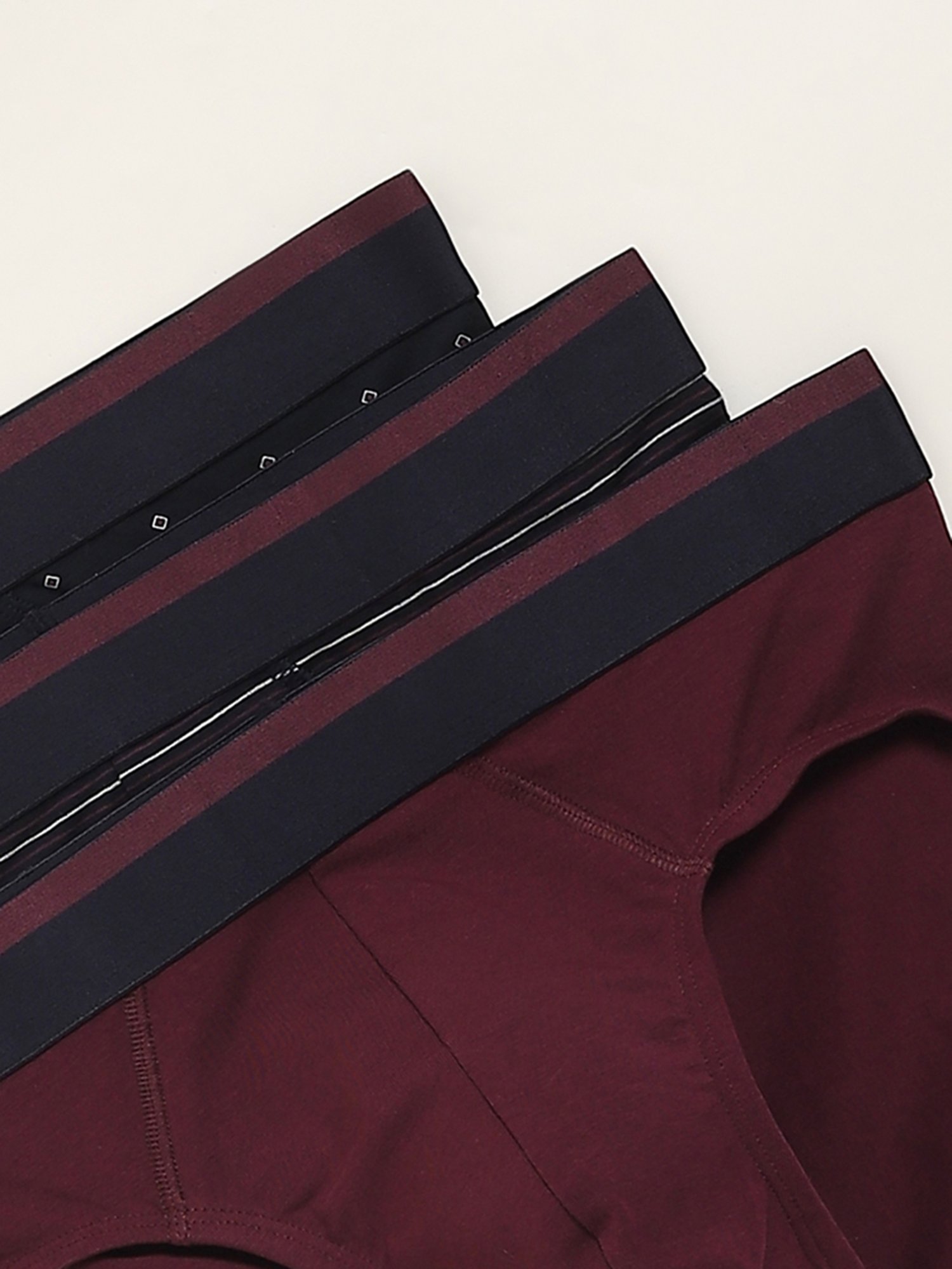 WES Lounge by Westside Wine Printed Relaxed Fit Briefs - Pack of 3