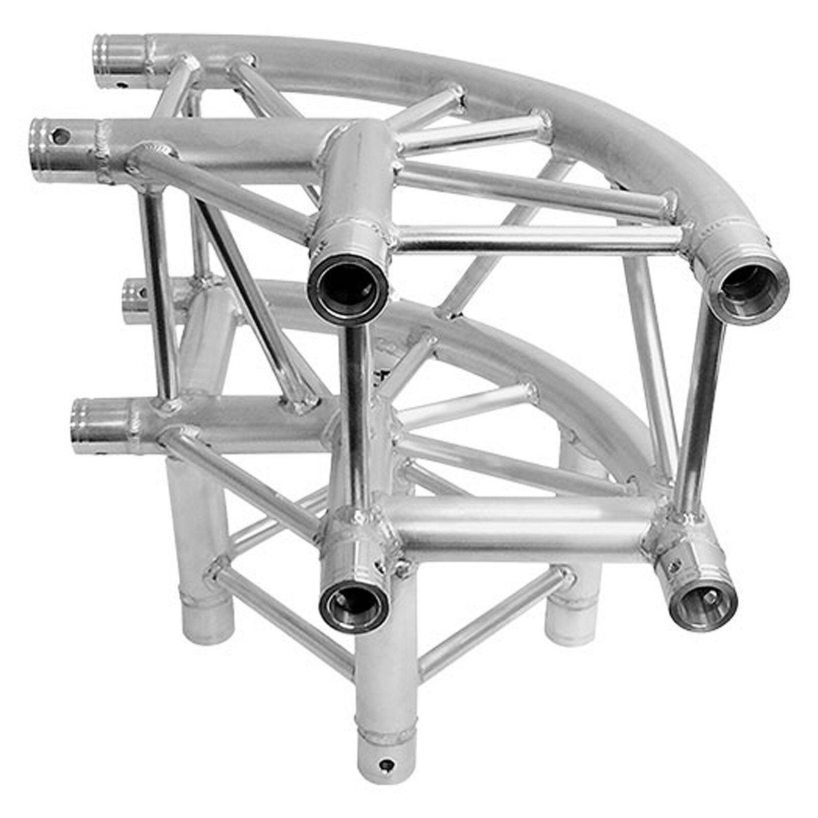 Global Truss SQ-4121-CR-L90 1.64' Rounded 3 Way 90 Degree Corner