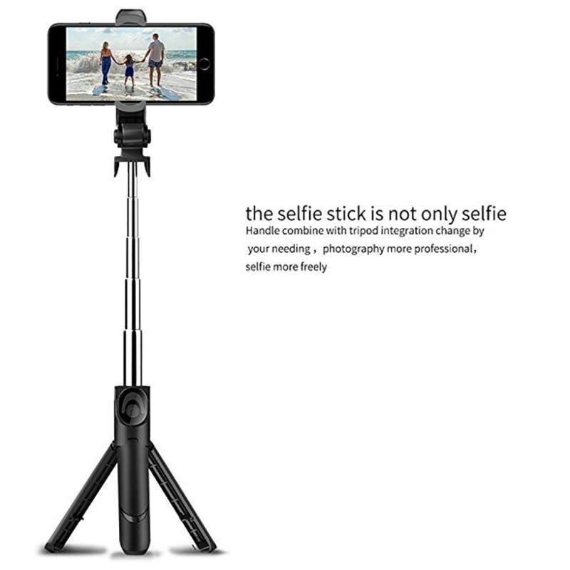 Retractable Handheld Tripod Selfie Stick Bluetooth Extendable Monopod Selfie Stick Tripod for iPhone Samsung XiaoMi