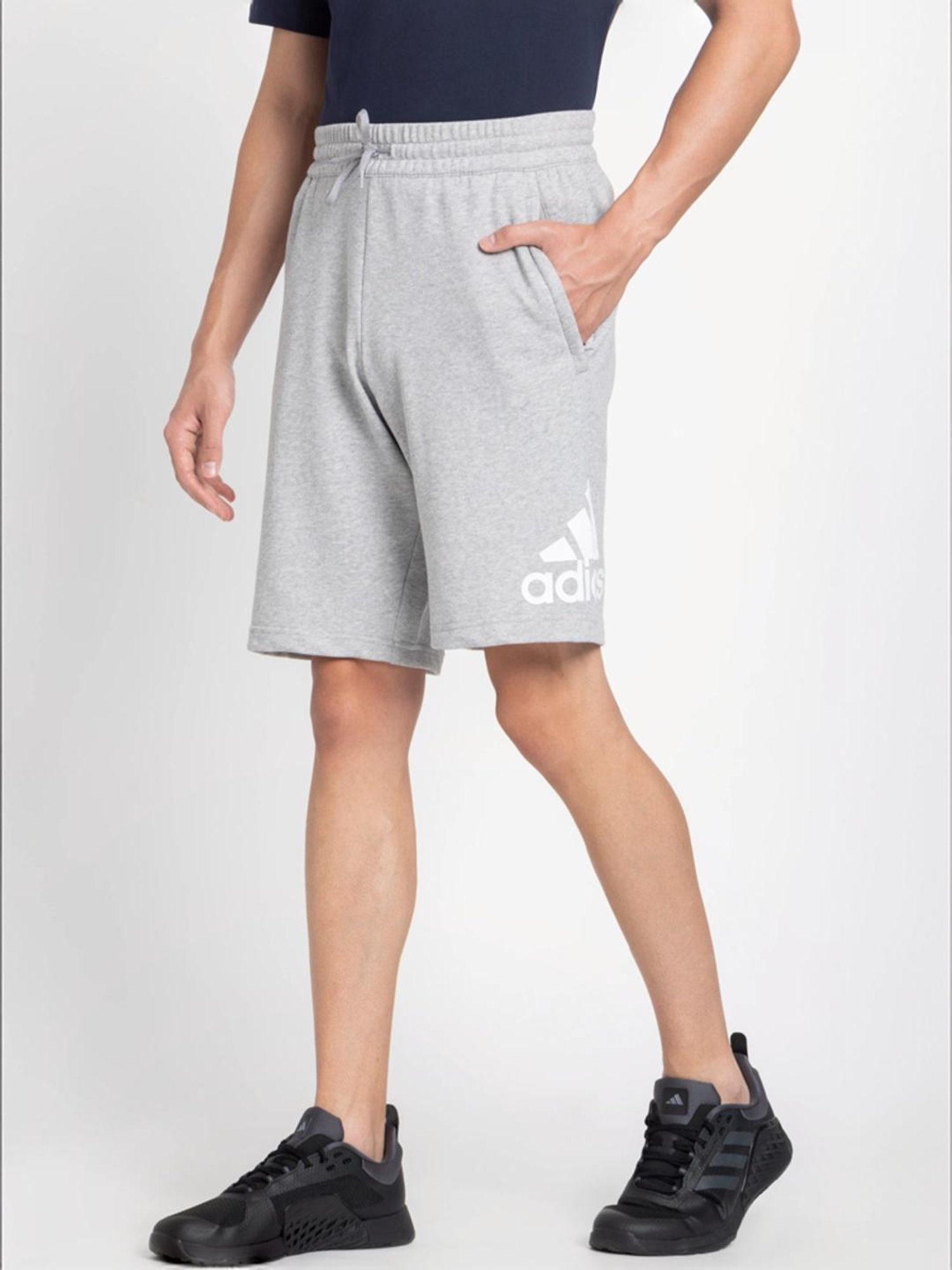 Reebok Black Regular Fit Sports Shorts