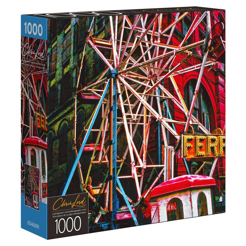 Cardinal Chris Lord: Ferris Wheel on Mott Street Puzzle - 1000pc