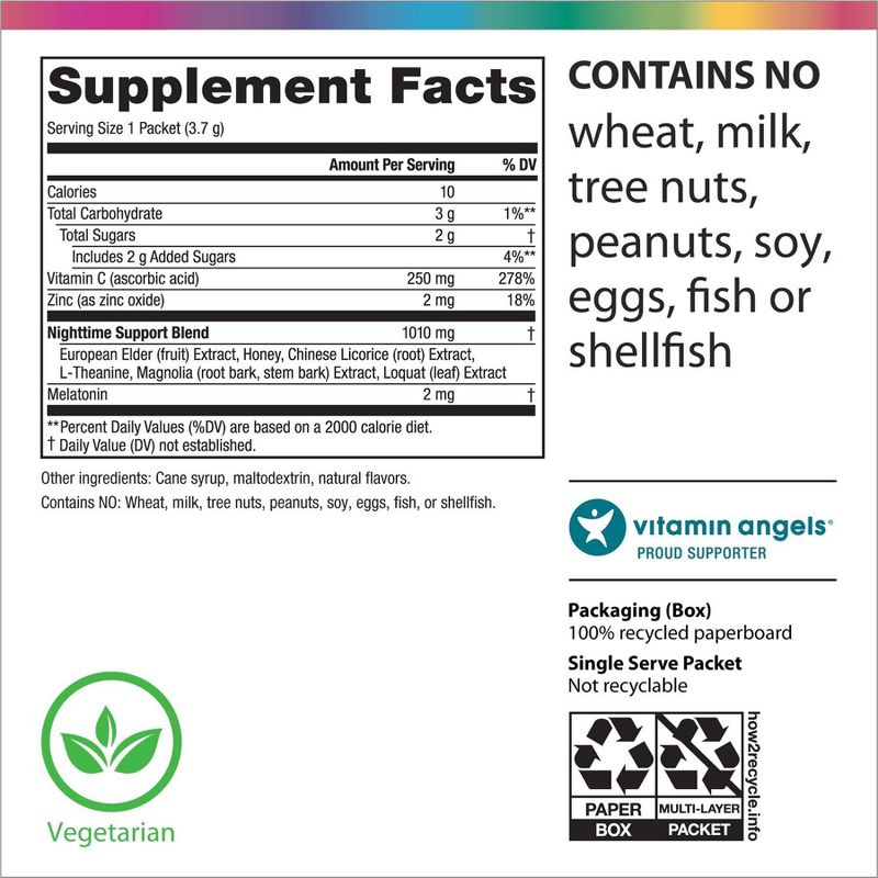 Rainbow Light Counter Attack Nighttime Drink Mix - 10ct