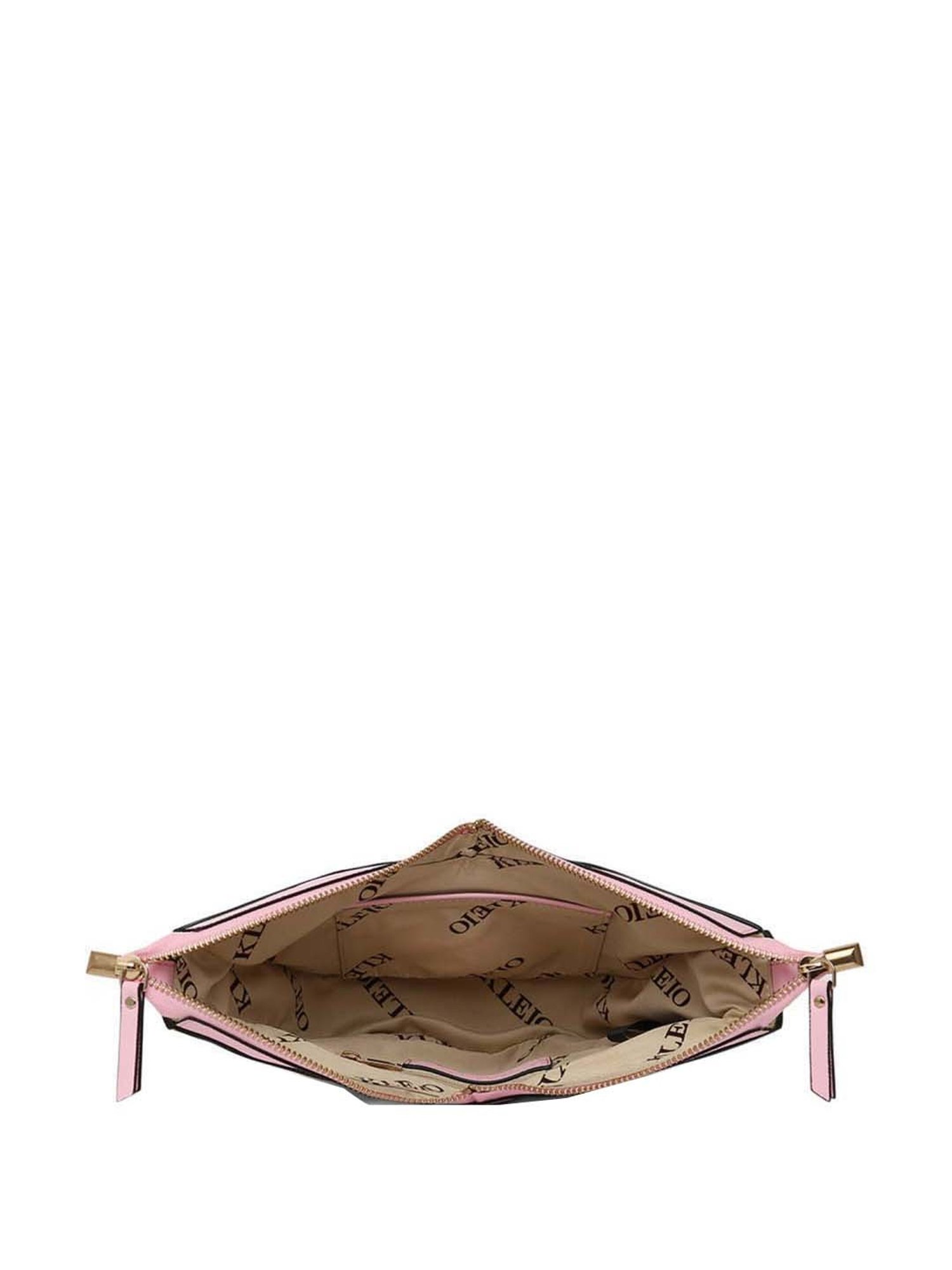 KLEIO Pink Solid Small Sling Handbag